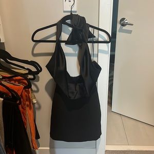 Zara mini black dress